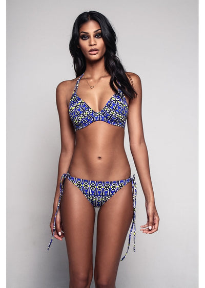 Fuller Bust Azura Underwired Halter Bikini Top, D-GG Cup Sizes