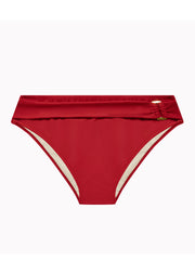 Boudoir Beach Crimson Red Belted Bikini Brief