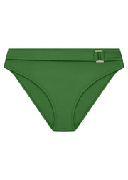 Boudoir Beach Cactus Green  Belted Bikini Brief