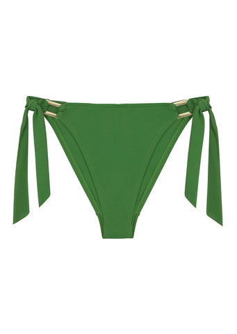 Boudoir Beach Cactus Green High Leg Tieside Bikini Brief