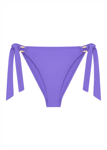 Boudoir Beach Violet High Leg Tieside Bikini Brief