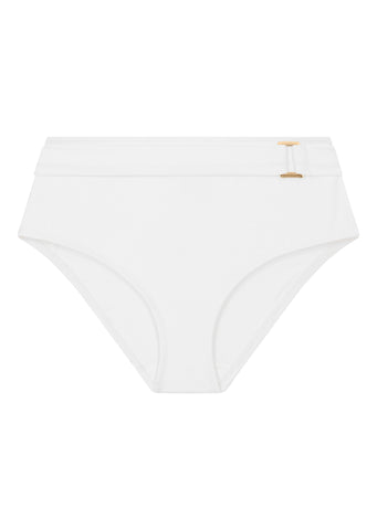 Boudoir Beach White High Waist Bikini Brief