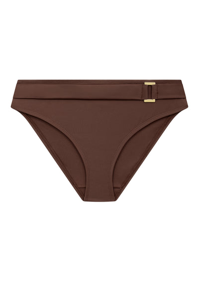 Boudoir Beach Mocha Belted Bikini Brief