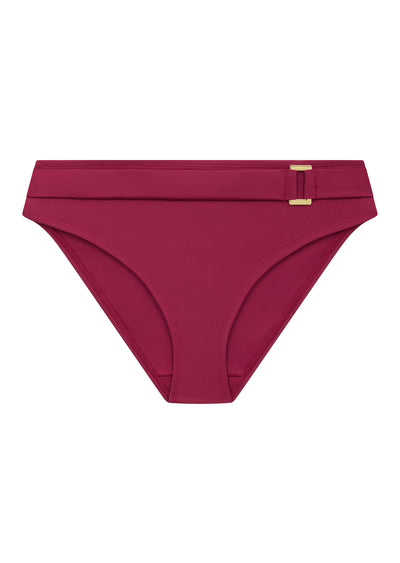 Boudoir Beach Wine  Belted Bikini Brief