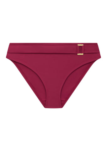 Boudoir Beach Wine  Belted Bikini Brief