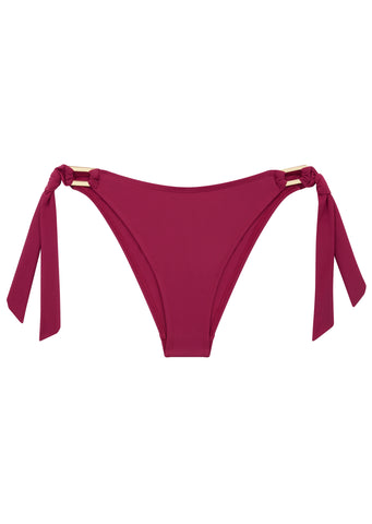 Boudoir Beach Wine High Leg Tieside Bikini Brief