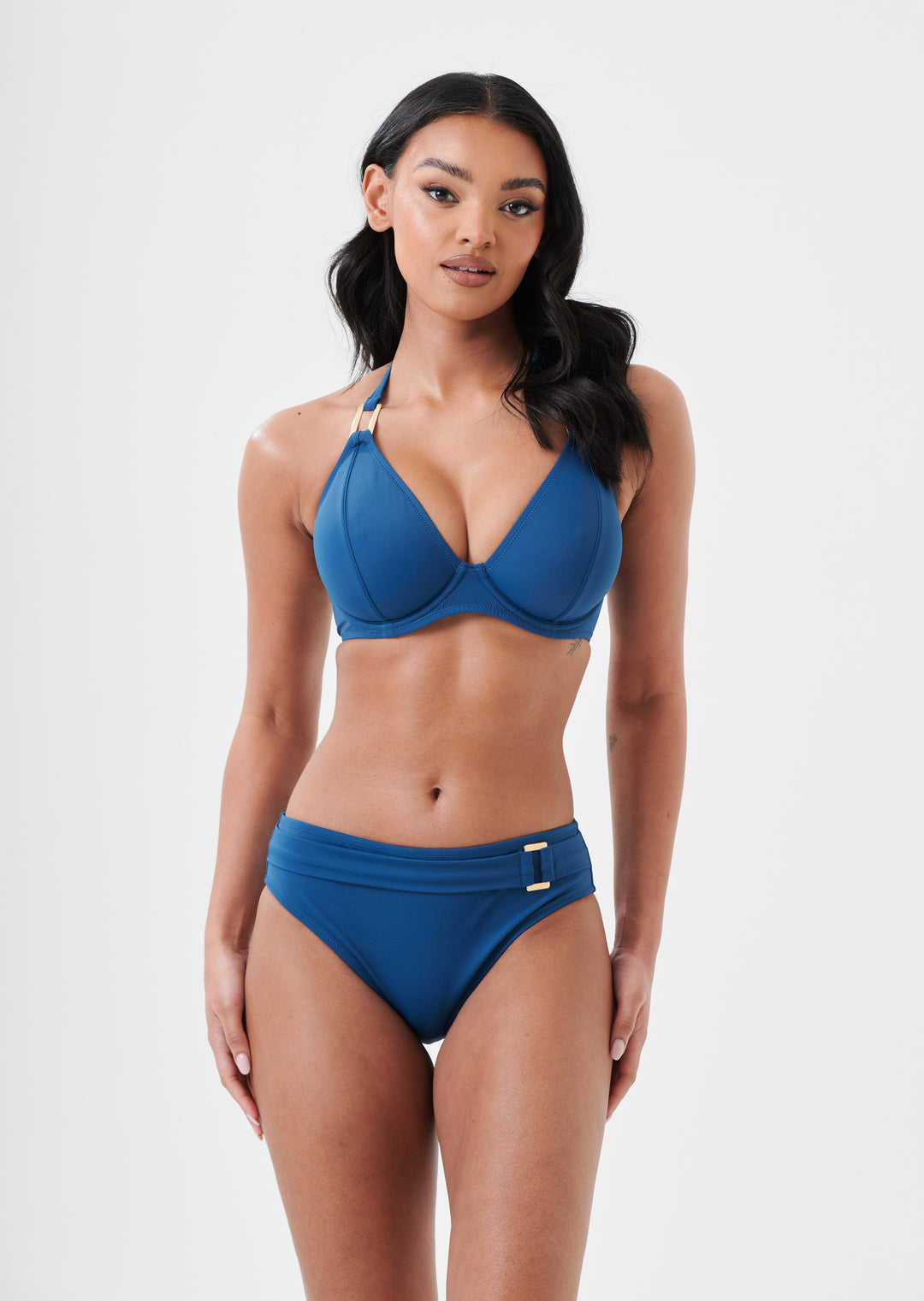 Boudoir Beach Seaport Blue Belted Bikini Brief – Miss Mandalay