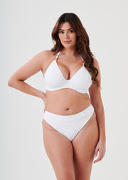 Boudoir Beach White Belted Bikini Brief