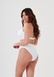 Boudoir Beach White Belted Bikini Brief