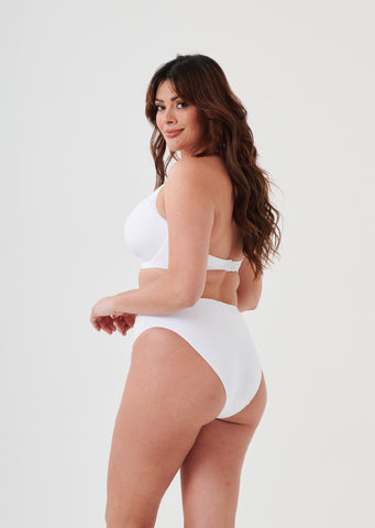 Boudoir Beach White Belted Bikini Brief