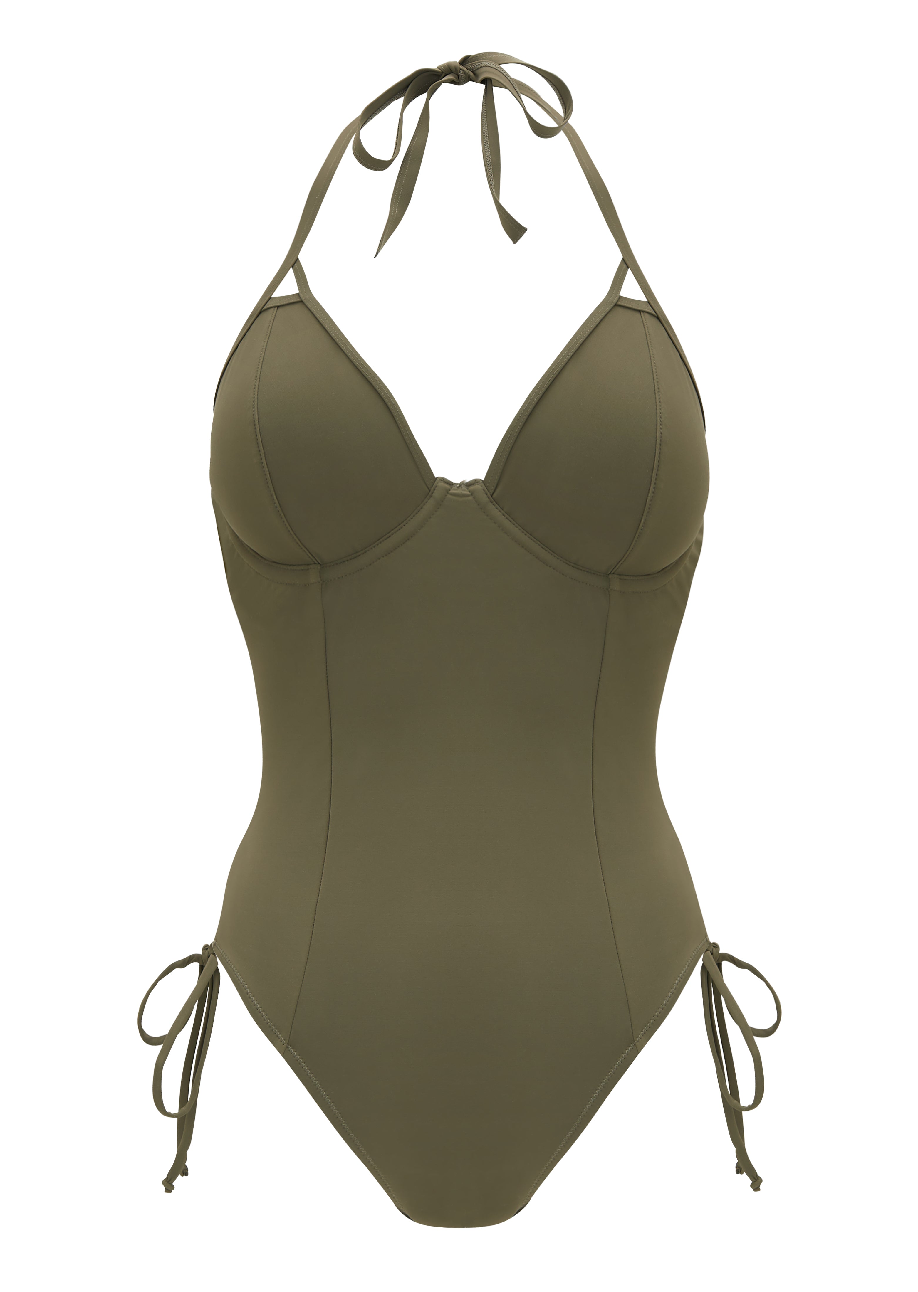 ワンピース水着 AGNEL Dear Monokini Olive AGNEL】DEAR MONOKINI