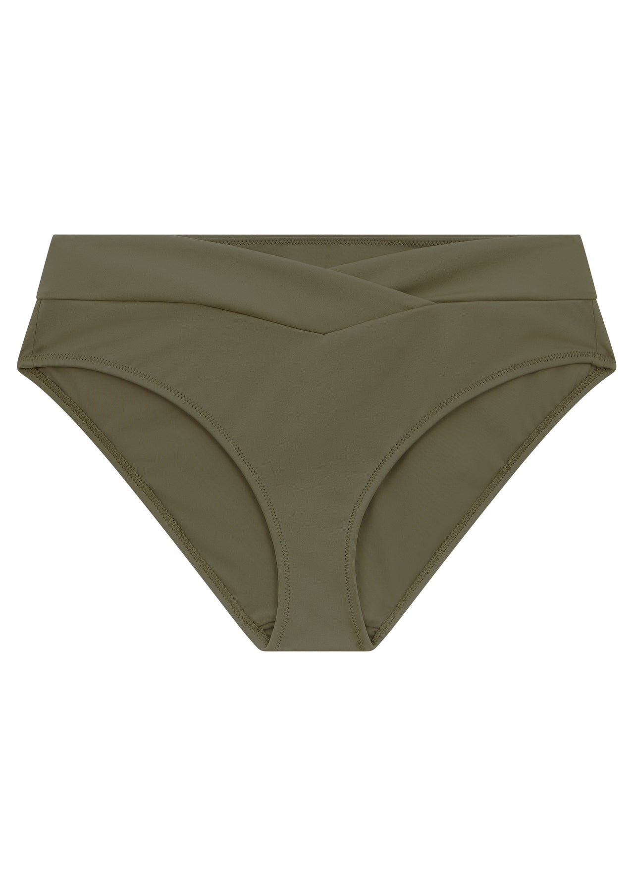 Ines Khaki Cross Front Brief – Miss Mandalay