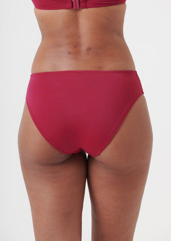 Boudoir Beach Wine  Belted Bikini Brief