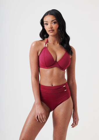 Boudoir Beach Wine High Waist Bikini Brief