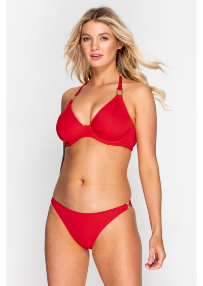 Boudoir Beach Crimson Red Bikini Brief