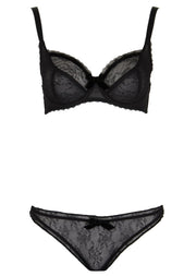 Mia Black Lace Brief