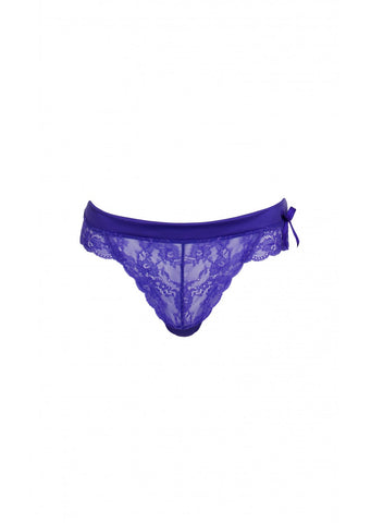 Amelie Ultra Violet Lace Thong