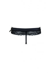 Amelie Black Lace Thong