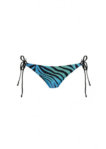 Zambia Blue Zebra Tieside Bikini Brief