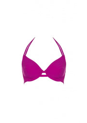 Los Angeles Magenta Full Bust Halter Bikini Top D