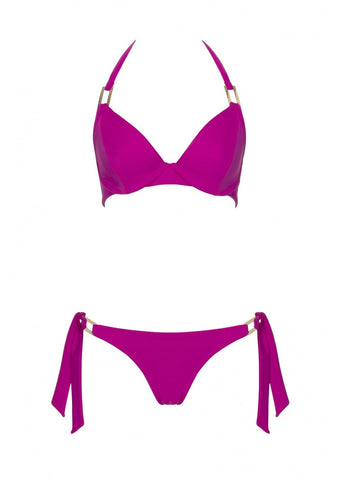 Boudoir Beach Magenta Tieside Bikini Brief