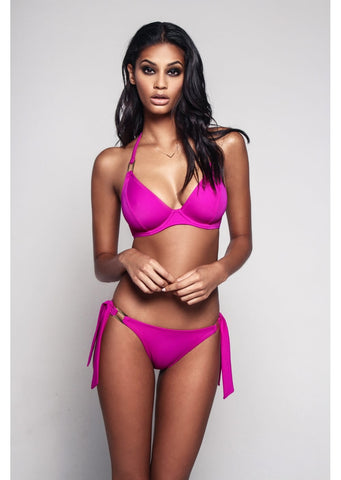 Boudoir Beach Magenta Tieside Bikini Brief