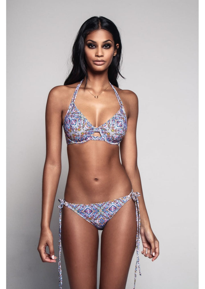 Miss Mandalay Swimwear - The Hills Full Bust Halterneck Bikini Top - D-GG  Cupsizes