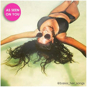 Los Angeles Black Halter Bikini Top
