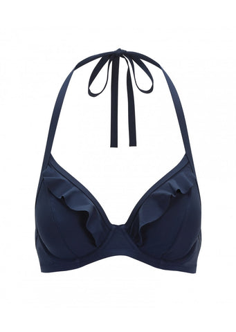 Fuller Bust Flirtini Underwired Halterneck Bikini Top, D-GG Cup Sizes