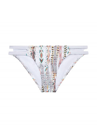 Dakota Tonal Print Strap Bikini Brief