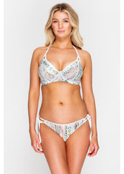 Dakota Tonal Print Tie Side Bikini Brief