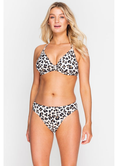 Vegas Animal Print Deep Bikini Brief