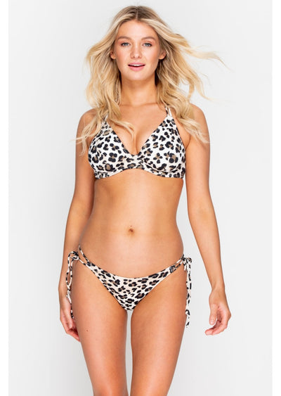 Vegas Animal Print Tie Side Bikini Brief