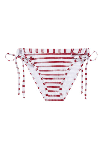 Beachcomber Red Stripe Tie Side Bikini Brief