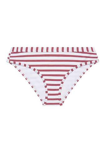 Beachcomber Red Stripe Deep Bikini Brief