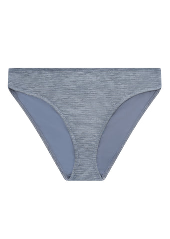 Blue Silver Deep Bikini Brief