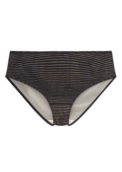 BonBon Black & Beige Midi Brief