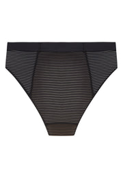 BonBon Black & Beige High Waist Brief