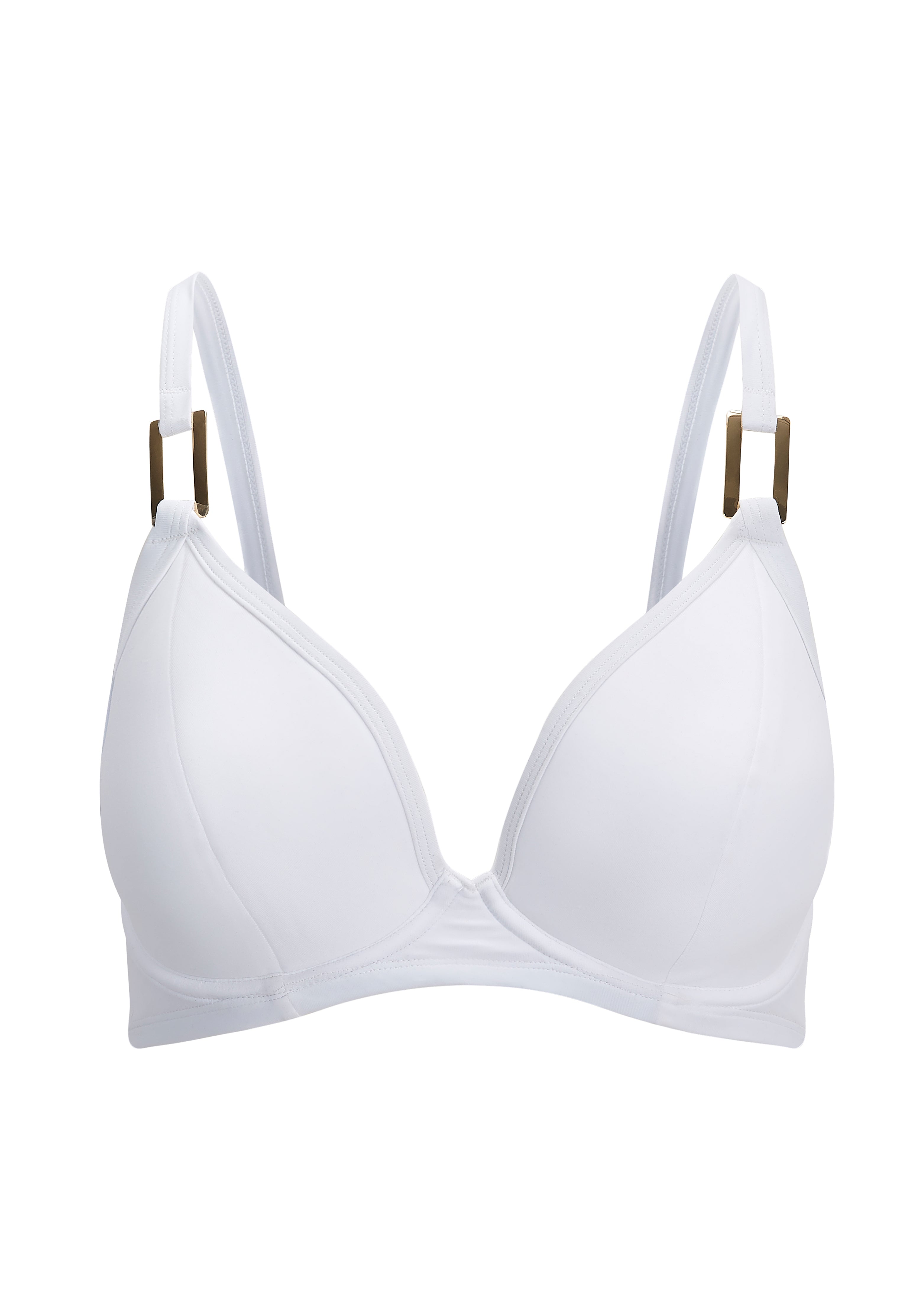 white fuller bust bikini top