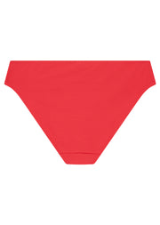 Boudoir Beach Hibiscus Red Belted Bikini Brief