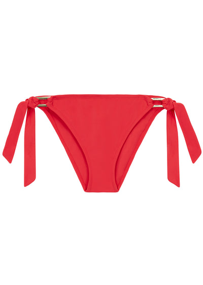 Boudoir Beach Hibiscus Red Tieside Bikini Brief