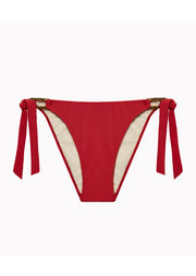 Boudoir Beach Crimson Red Tieside Bikini Brief