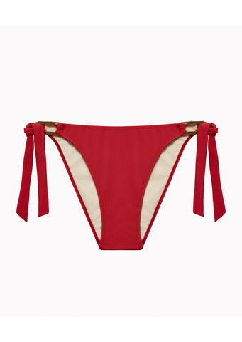 Boudoir Beach Crimson Red Tieside Bikini Brief