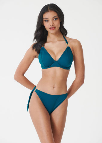 Boudoir Beach Teal Tieside Bikini Brief