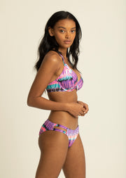 The Hills Pink Print Two Strap Bikini Brief