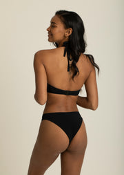 Icon Black High Leg Bikini Brief